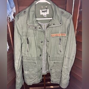 Daytrip Olive Green Military Jacket